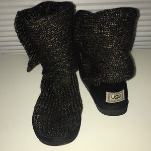 Black and Gold Uggs